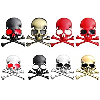 38-kT THE SKELETON ステッカーセット Amazon.com: OnlyYou.X Skull Skeleton Emblem Skull Skeleton